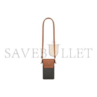 CELINE PHONE POUCH WITH FLAP 10G332CQD-04LU (18*10*2cm) CELINE PHONE POUCH WITH FLAP 10G332CQD-04LU (18*10*2cm)